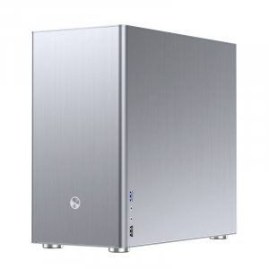 Jonsbo V9 Silver táp nélküli ablakos Micro-ATX ház ezüst